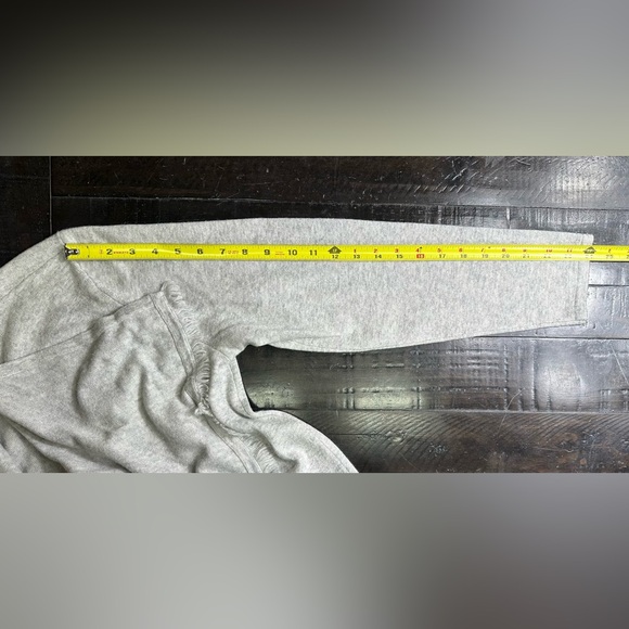 Vineyard Vines Heather Gray Open Front Fringe Cardigan Cashmere Blend Size XL - Picture 10 of 11